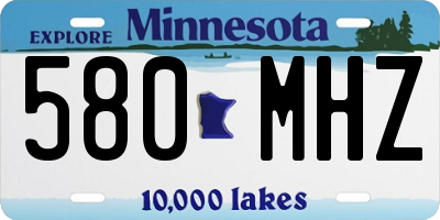 MN license plate 580MHZ