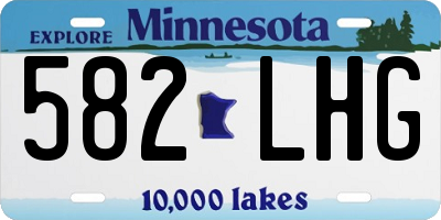 MN license plate 582LHG