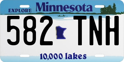 MN license plate 582TNH