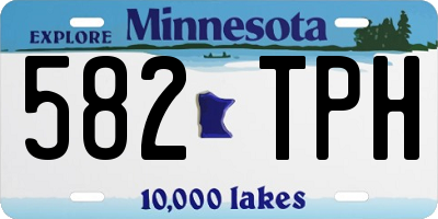 MN license plate 582TPH