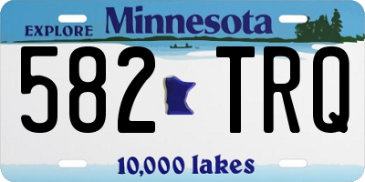 MN license plate 582TRQ