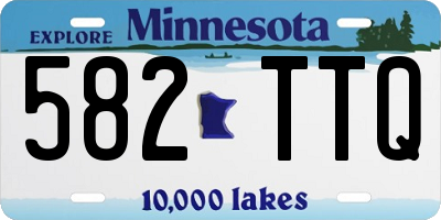 MN license plate 582TTQ