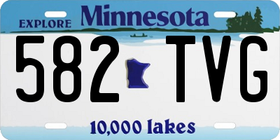 MN license plate 582TVG