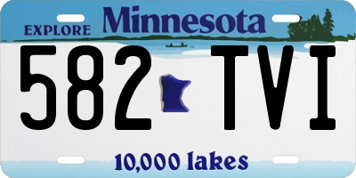 MN license plate 582TVI