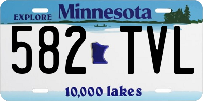 MN license plate 582TVL