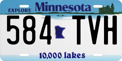 MN license plate 584TVH