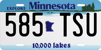 MN license plate 585TSU