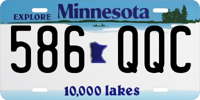 MN license plate 586QQC