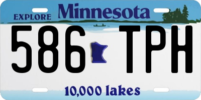 MN license plate 586TPH