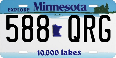 MN license plate 588QRG