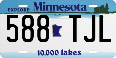 MN license plate 588TJL