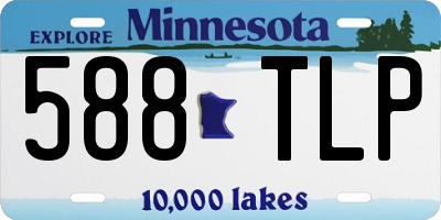 MN license plate 588TLP
