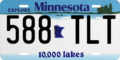 MN license plate 588TLT
