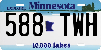 MN license plate 588TWH