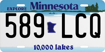 MN license plate 589LCQ