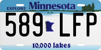 MN license plate 589LFP