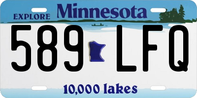 MN license plate 589LFQ