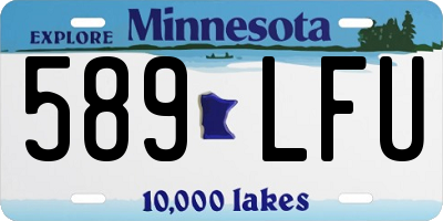 MN license plate 589LFU