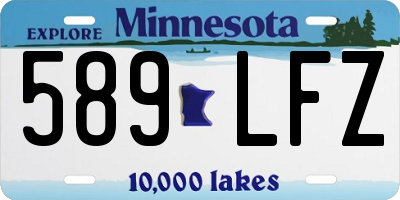 MN license plate 589LFZ