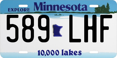 MN license plate 589LHF