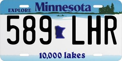 MN license plate 589LHR