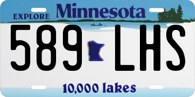 MN license plate 589LHS