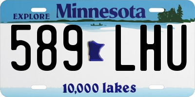 MN license plate 589LHU