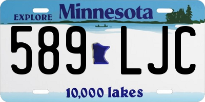 MN license plate 589LJC