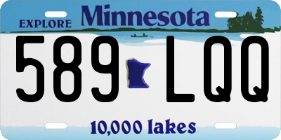 MN license plate 589LQQ