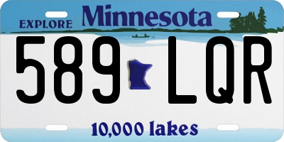 MN license plate 589LQR