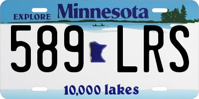 MN license plate 589LRS