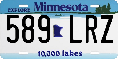 MN license plate 589LRZ