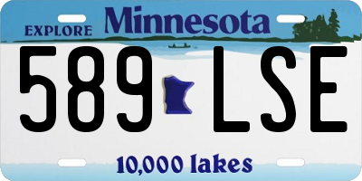 MN license plate 589LSE