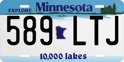 MN license plate 589LTJ