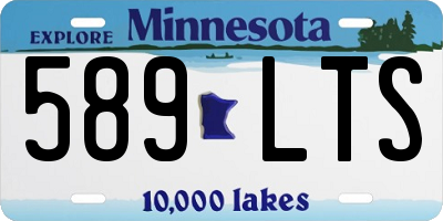 MN license plate 589LTS