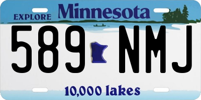 MN license plate 589NMJ