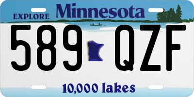 MN license plate 589QZF