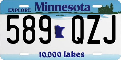MN license plate 589QZJ