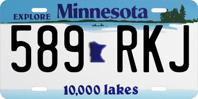 MN license plate 589RKJ