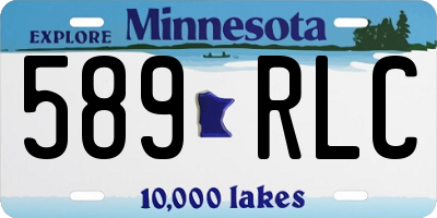 MN license plate 589RLC