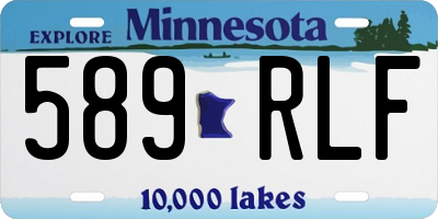 MN license plate 589RLF
