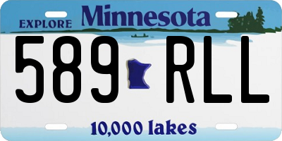 MN license plate 589RLL