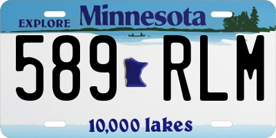MN license plate 589RLM
