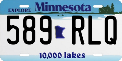 MN license plate 589RLQ