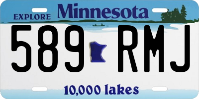MN license plate 589RMJ