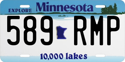 MN license plate 589RMP