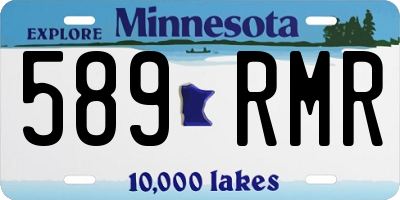 MN license plate 589RMR