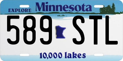MN license plate 589STL