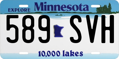 MN license plate 589SVH