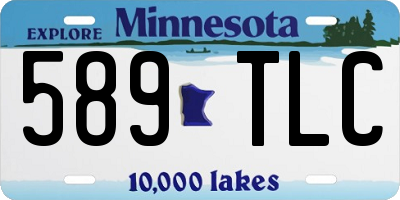 MN license plate 589TLC